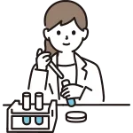 A Woman Doing Research And Experiments SVG Icon